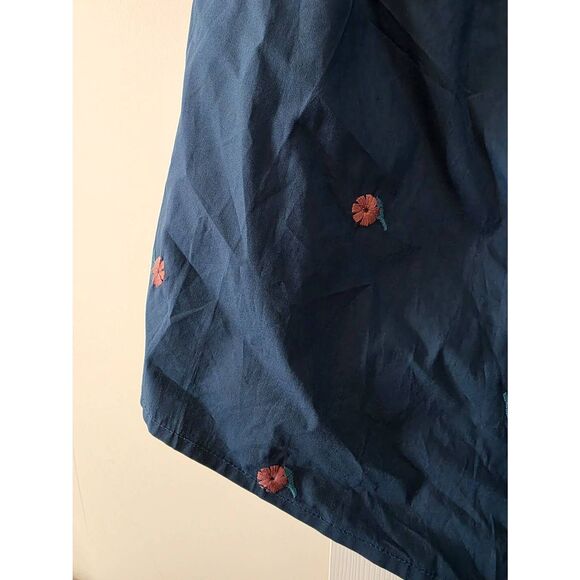 Anthropologie Mare Mare Puff-Sleeve Embroidered Blouse S NWT $138 - Picture 10 of 11